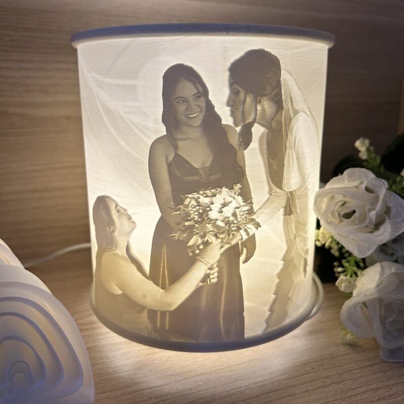 Lámpara personalizada con foto 3D – Regalo con alma