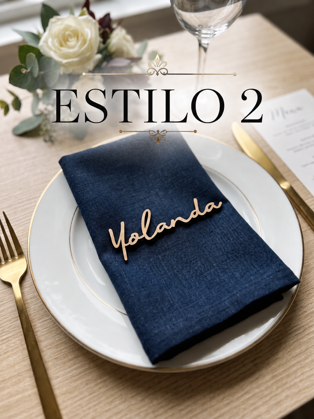 Marcasitios Personalizados para Eventos - Madera, Metacrilato y Llavero. Opción imán - Imagen 3