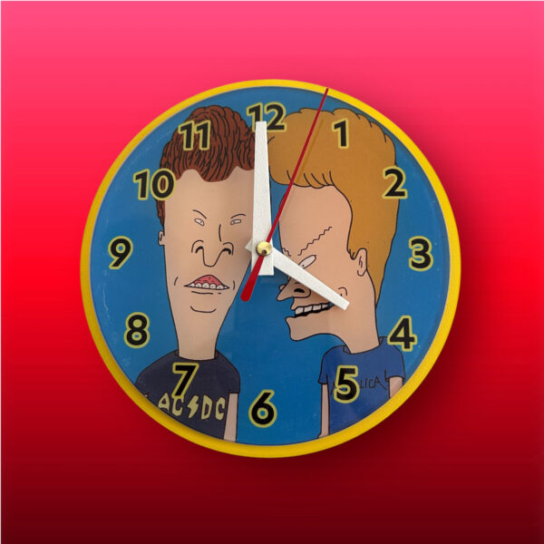 Reloj friki de metacrilato 28 cm personalizado