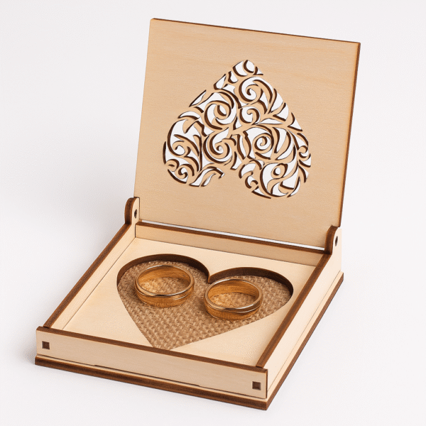 Caja porta anillos