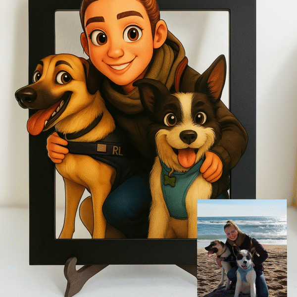 Cuadro Disney personalizado con tus personas favoritas