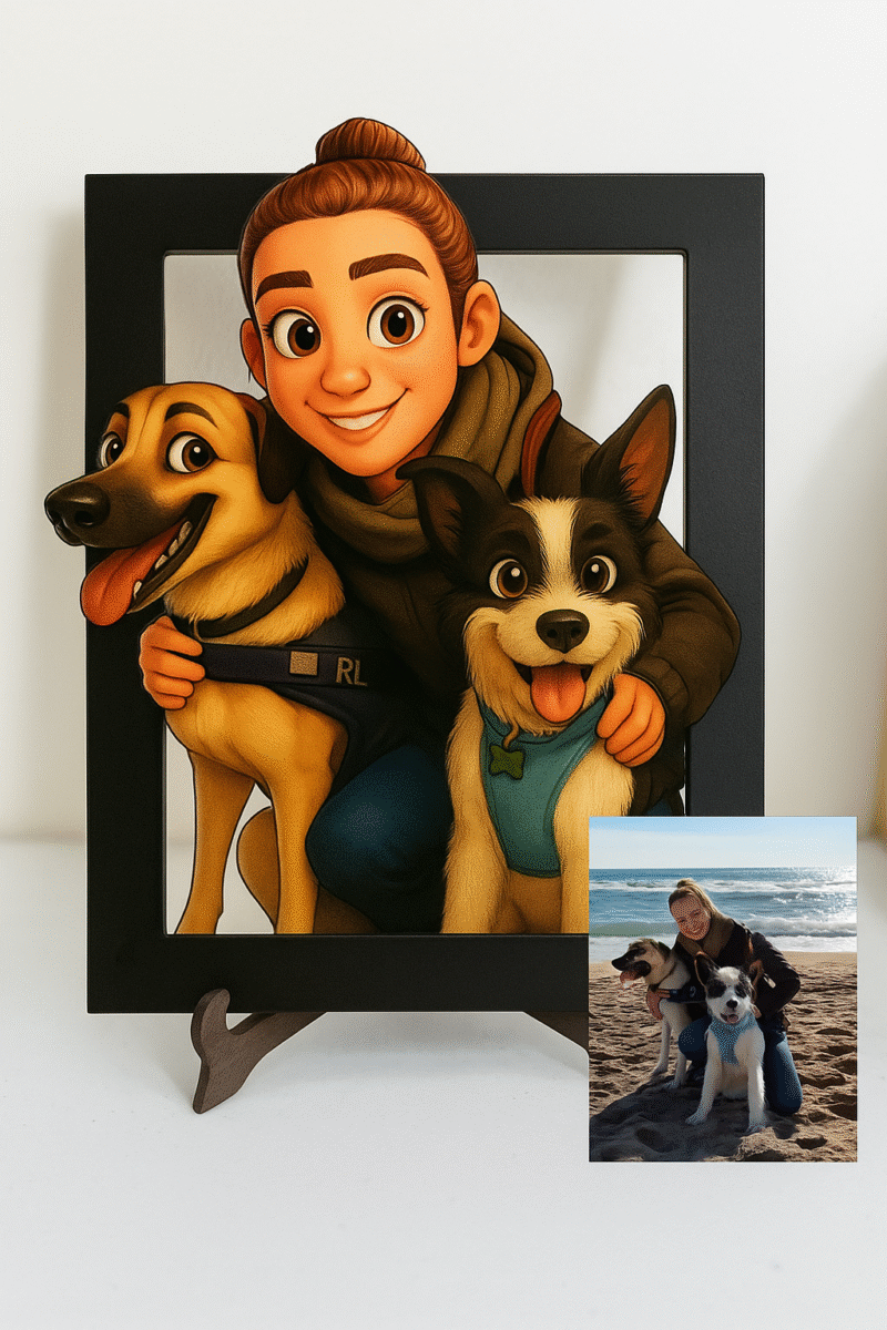 Cuadro Disney personalizado con tus personas favoritas