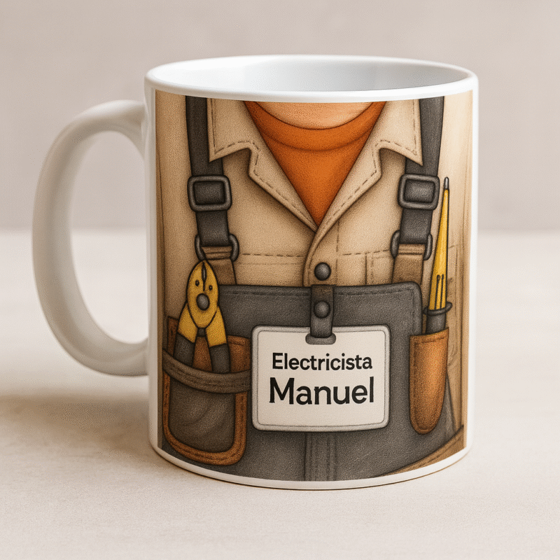 Taza personalizada de profesiones con nombre - Imagen 2