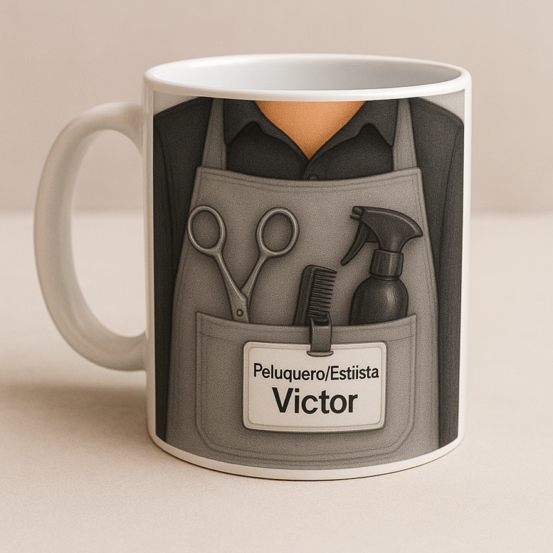 Taza personalizada de profesiones con nombre - Imagen 4