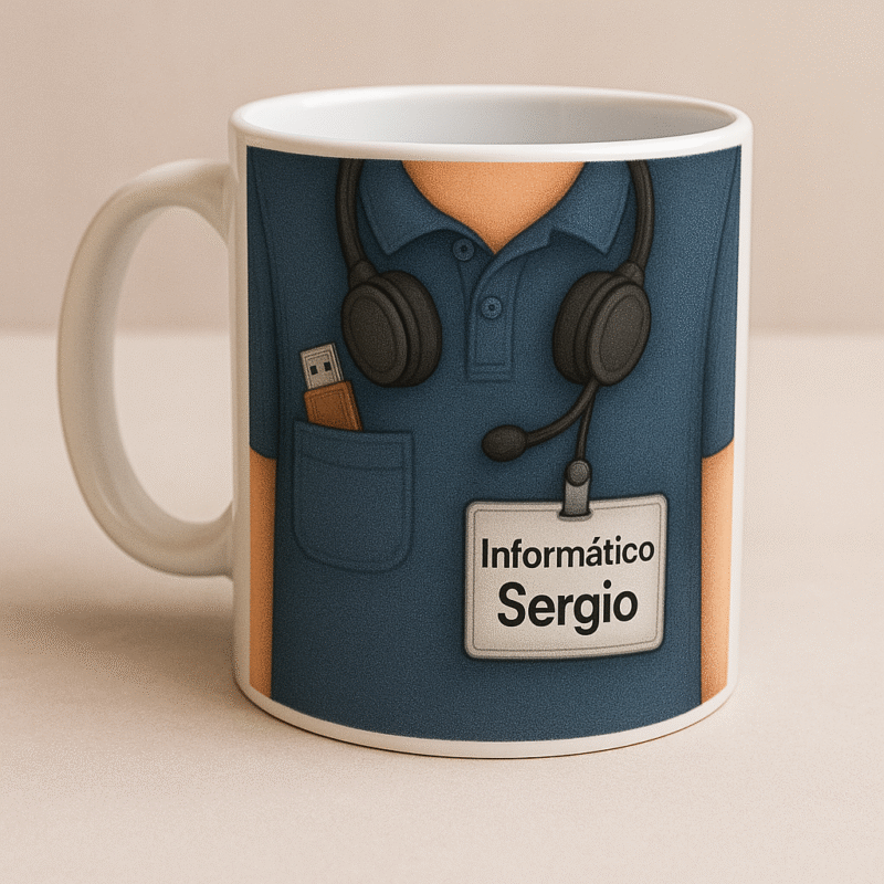 Taza personalizada de profesiones con nombre - Imagen 6