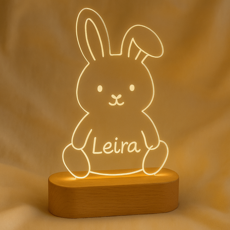 Pack regalo bebé personalizado con luz y cumplemes - Imagen 2