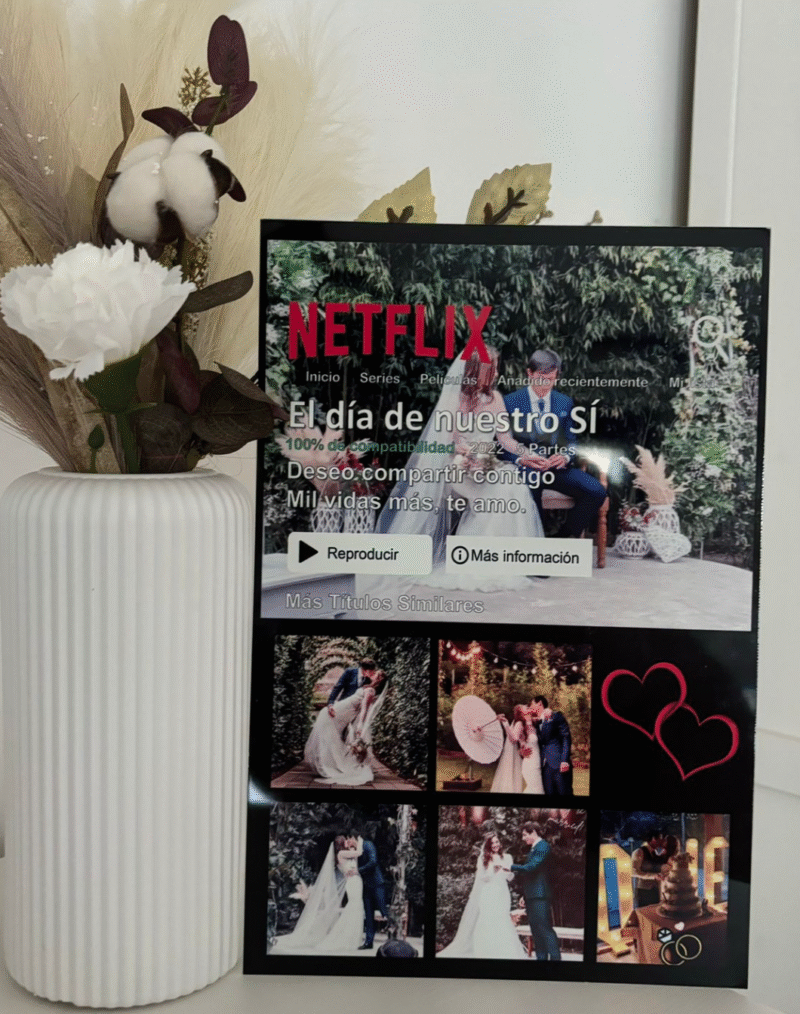 Lámina personalizada estilo Netflix – Regalo original - Imagen 2