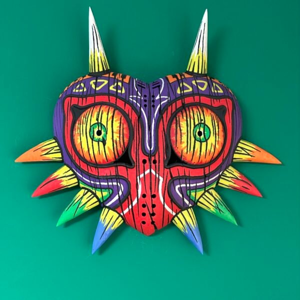 Máscara Majora’s Mask Zelda 3D pintada a mano