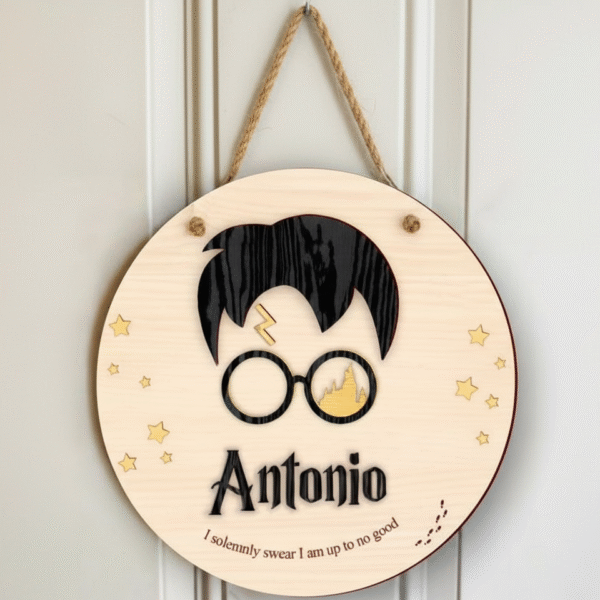 Cartel personalizado Harry Potter con nombre