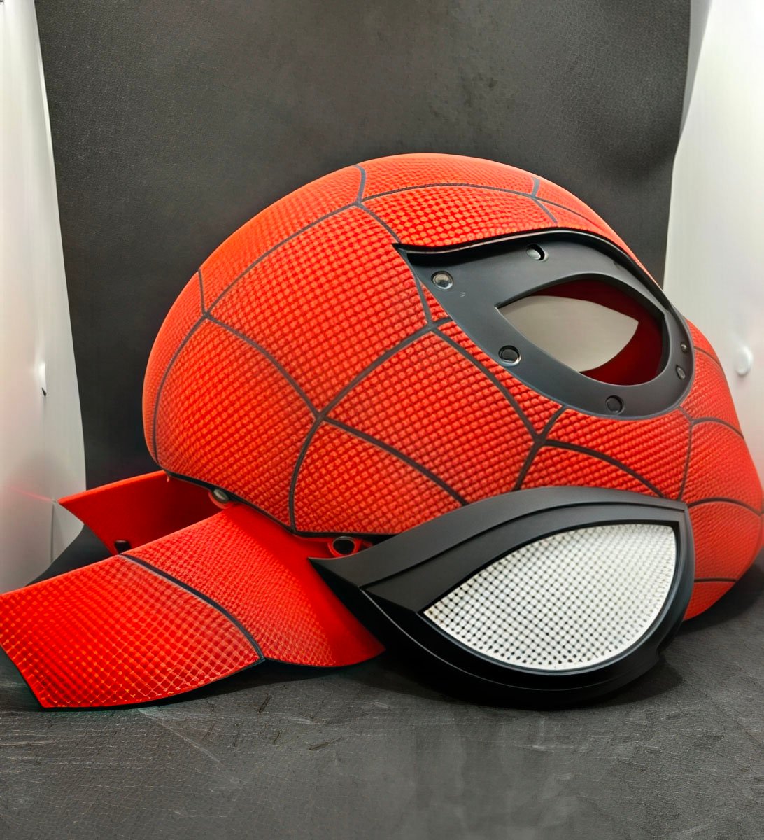 Máscara Spiderman 3D tamaño real con imanes (1:1) - Imagen 3