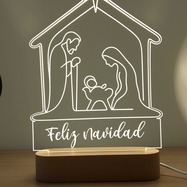 Lámpara LED Belén Navideño – Luz cálida y elegante