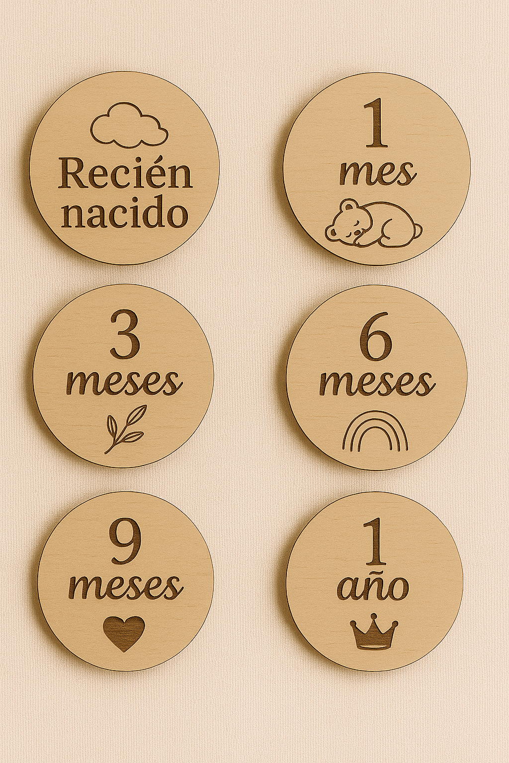 Pack Cumples Embarazo + Bebé personalizado | Hecho a mano en Barcelona - Imagen 4