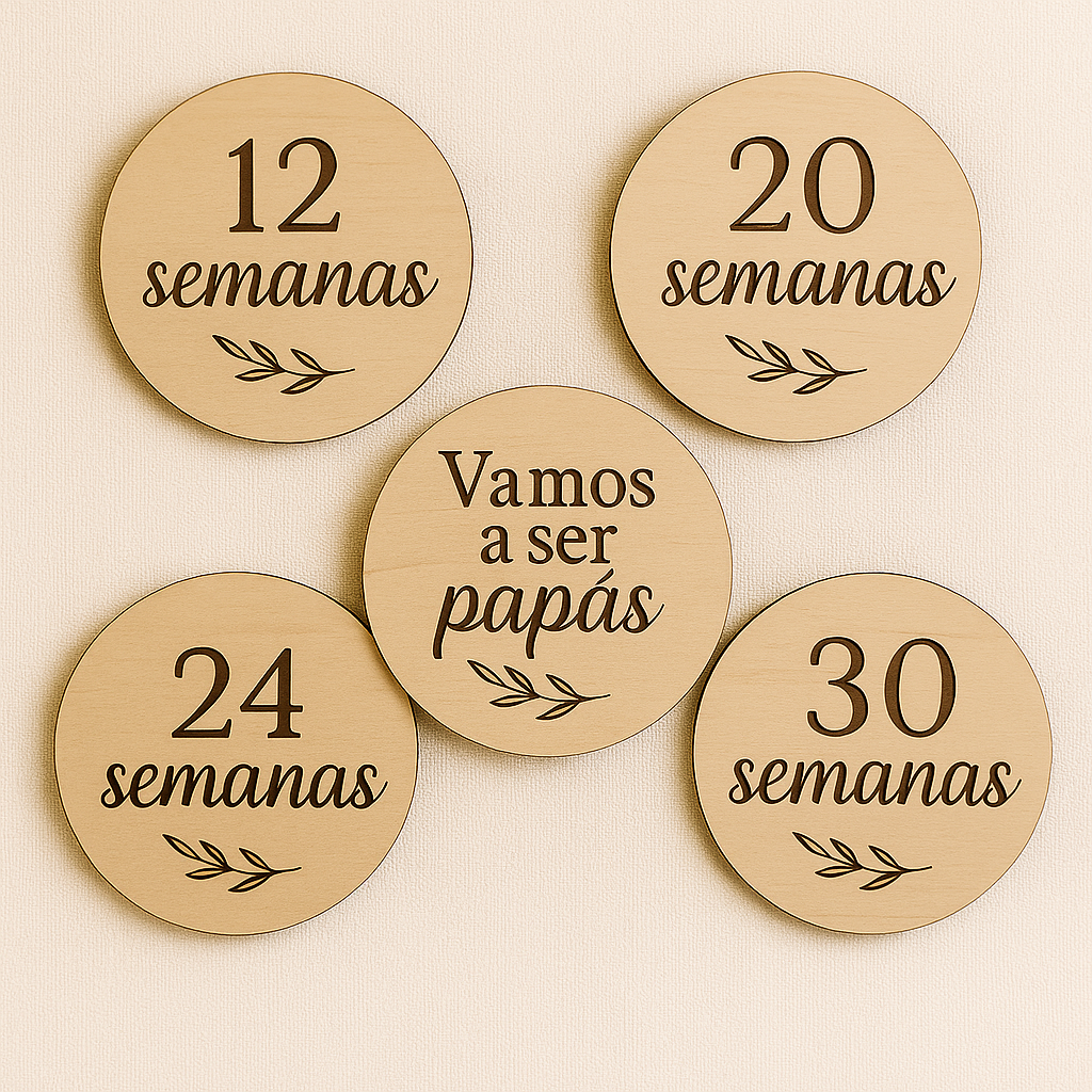 Pack Cumples Embarazo + Bebé personalizado | Hecho a mano en Barcelona - Imagen 2