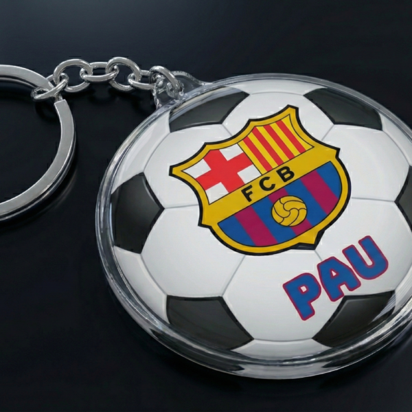 Llavero de Fútbol Personalizado – Elige tu Equipo y diseño