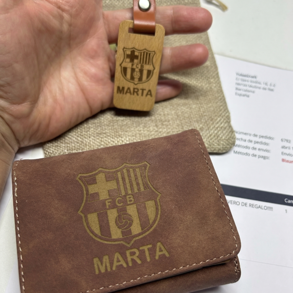 Monedero de Mujer Personalizado - Edición Fútbol- !!LLAVERO DE REGALO!!