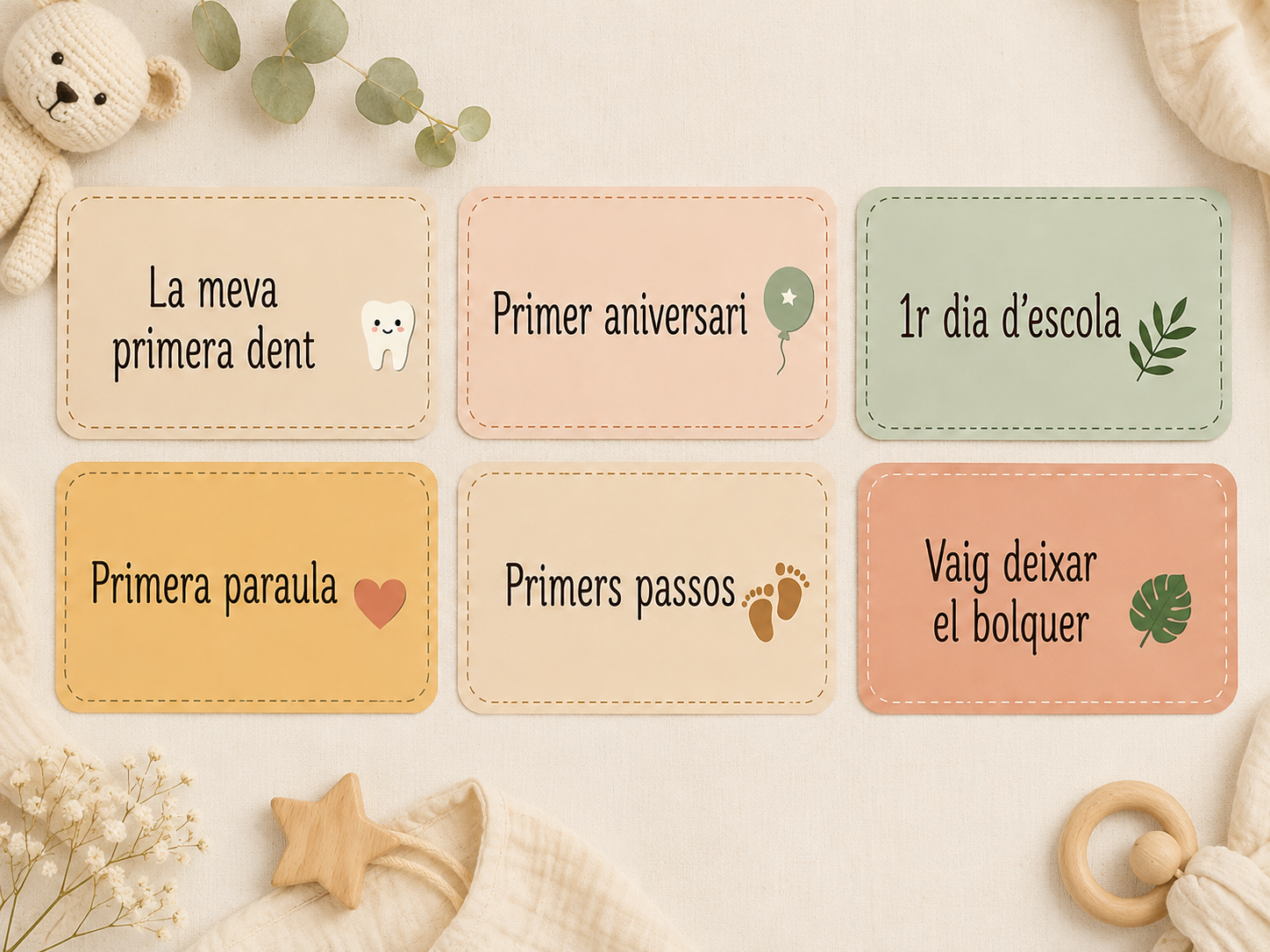 Medidor de Altura Infantil de Madera Dinosaurios – Personalizado con Nombre e Hitos - Imagen 7