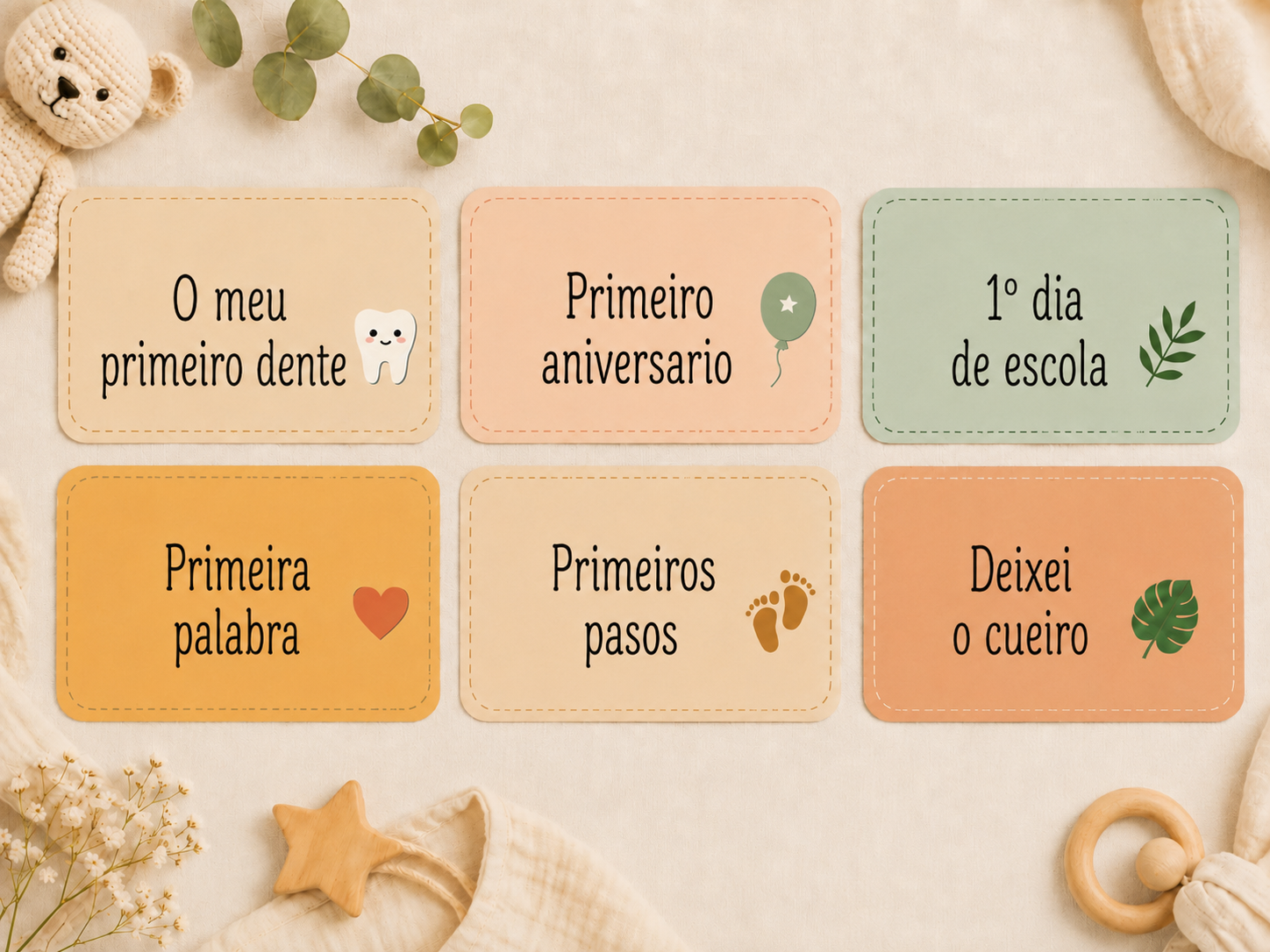 Medidor de Altura Infantil de Madera Dinosaurios – Personalizado con Nombre e Hitos - Imagen 11