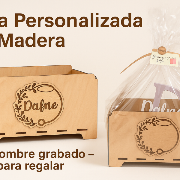 Caja madera personalizada